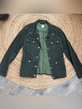 J. Crew Olive Green Utility Jacket